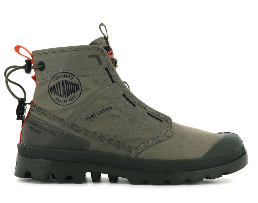 Palladium Pampa Travel Lite Grønn | RHH4825NJ