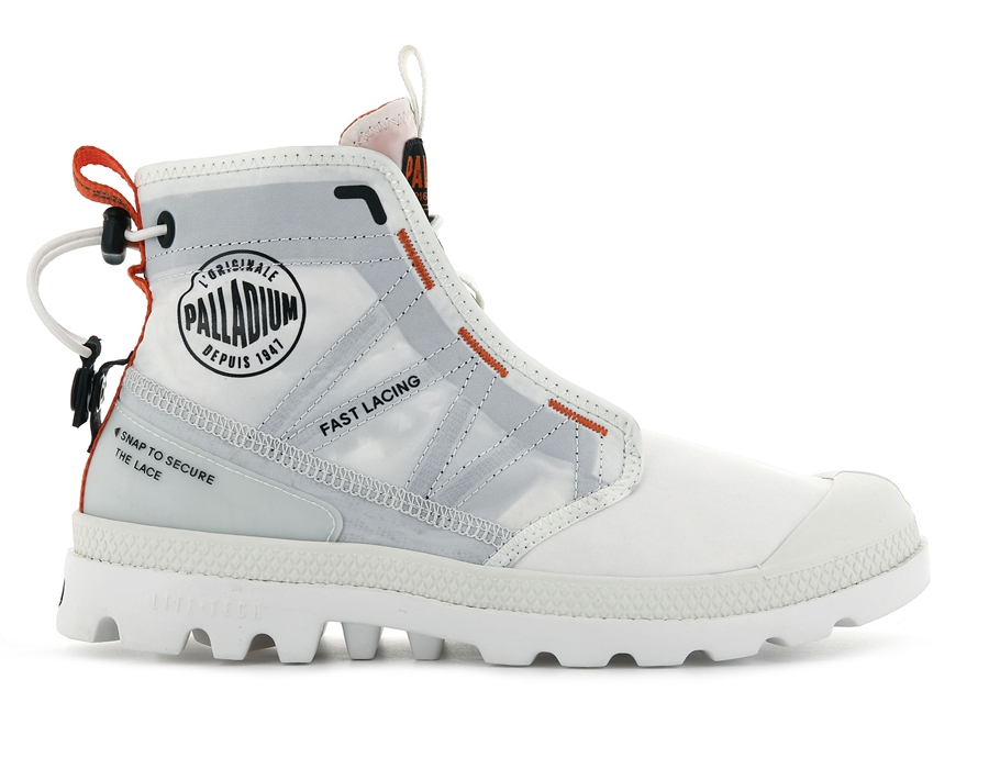 Palladium Pampa Travel Lite Hvite | CPX9156SL